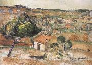 Paul Cezanne plain Provence oil painting reproduction